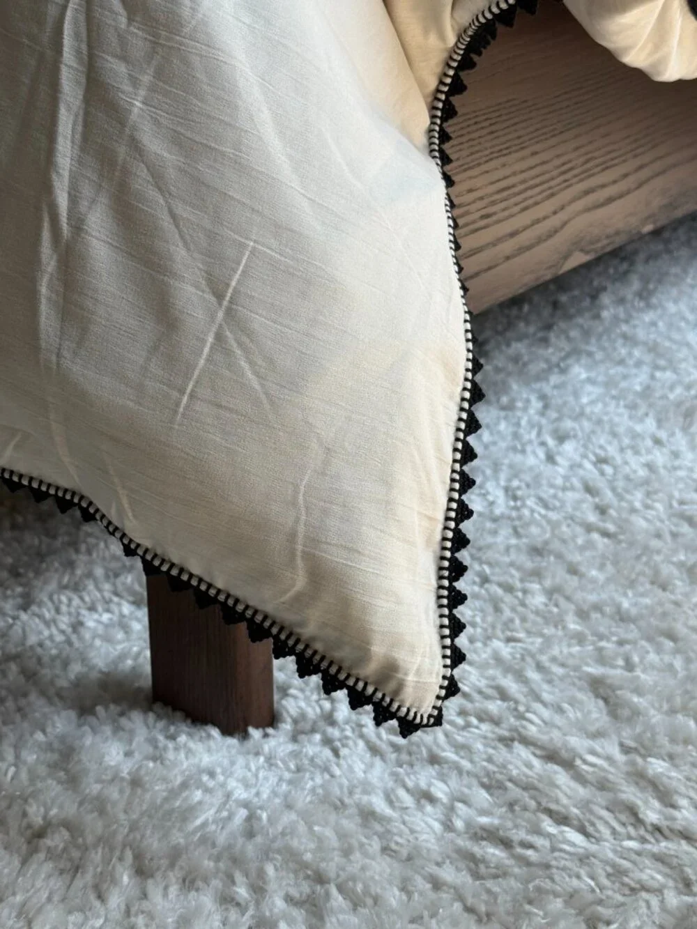 Hand Embroidered King Duvet + Shams